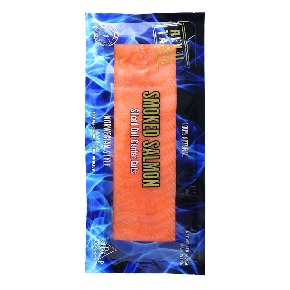 Lox – Sliced Cold Smoked Salmon – 16 oz (454 gr)